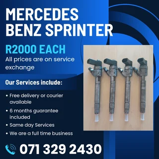 Mercedes Benz Sprinter Injectors For Sale With Warranty
