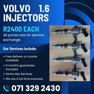 Volvo 1.6 Injectors For Sale With Warranty On