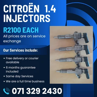 Citroën 1.4 Injectors For Sale With Warranty