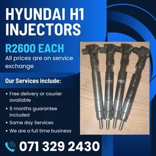 Hyundai H1 Injectors For Sale With Warranty On