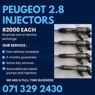 Peugeot 2.8 Injectors For Sale With Warranty