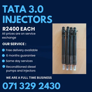 Tata 3.0 Diesel Injectors For Sale With Warranty