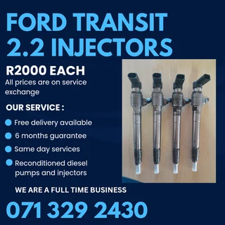 Ford Transit 2.2 Diesel Injectors For Sale With Warranty