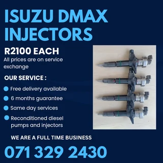Isuzu Dmax Injectors For Sale With Warranty