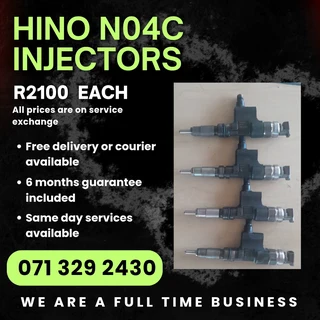Hino N04c Injectors For Sale With Warranty