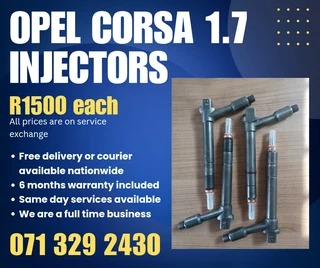 Opel Corsa 1.7 Injectors For Sale With Warranty