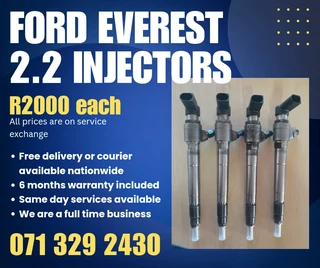 Ford Everest 2.2 Diesel Injectors For Sale With Warranty