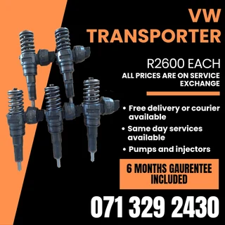 Vw Transporter Injectors For Sale With Warranty