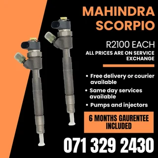 Mahindra Scorpio Injectors For Sale With Warranty