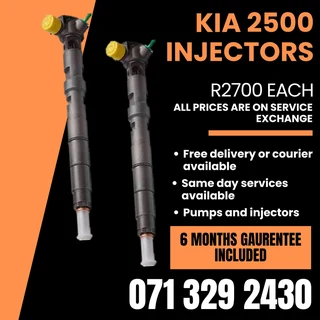 Kia 2500 Injectors For Sale With Warranty