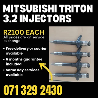 Mitshibishi Triton 3.2 Injectors For Sale With Warranty