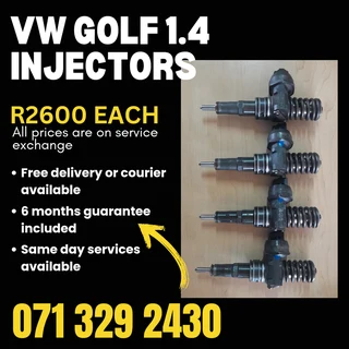 Vw Golf 1.4 Injectors For Sale With Warranty
