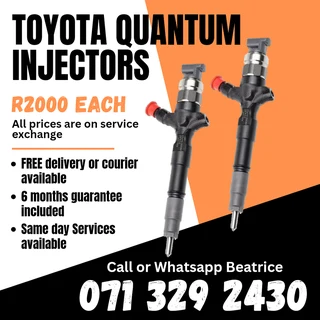 Toyota Quantum Injectors For Sale With Warranty