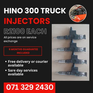 Hino 300 Truck Injectors For Sale With Warranty