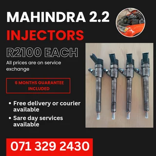Mahindra 2.2 Injectors For Sale With Warranty