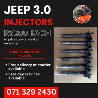 Jeep 3.0 Injectors For Sale With Warranty
