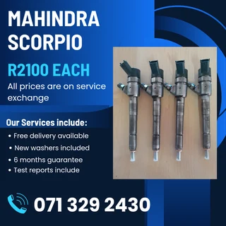 Mahindra Scorpio Injectors For Sale With Warranty