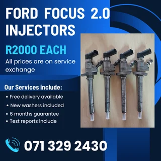 Ford Focus 2.0 Injectors For Sale With Warranty