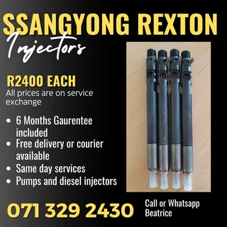 Ssangyong Rexton 2.7 Injectors For Sale With Warranty