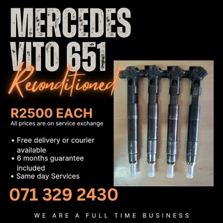 Mercedes Benz Vito 651 Injectors For Sale With Warranty