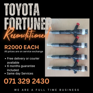 Toyota Fortuner Injectors For Sale With Warranty
