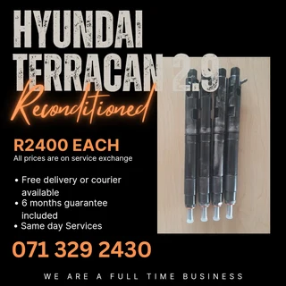 Hyundai Terrecan 2.9 Injectors For Sale With Warranty