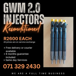 Gwm 2.0 Injectors For Sale With Warranty
