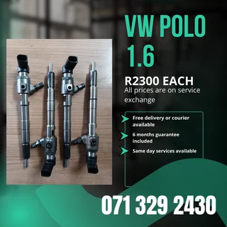 Vw Polo 1.6 Injectors For Sale With Wareanty