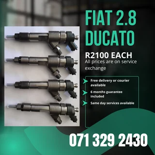Fiat Ducato 2.8 Injectors For Sale With Warranty