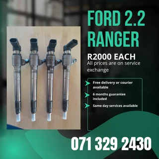 Ford Ranger 2.2 Injectors For Sale With Warranty
