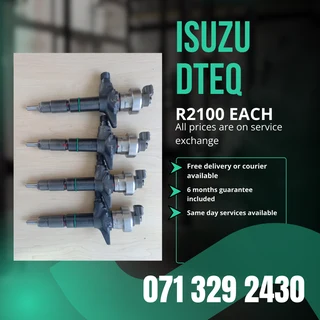 Isuzu Dteq Injectors For Sale With Warranty