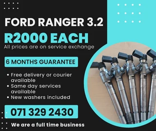 Ford Ranger 3.2 Injectors For Sale With Warranty