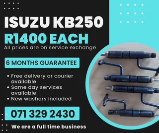 Isuzu Kb250 Injectors For Sale With Warranty