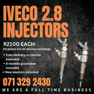 Iveco 2.8 Injectors For Sale With Warranty