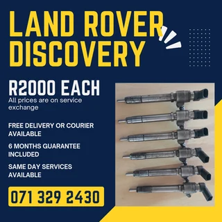 Land Rover Discovery Tdv6 Injectors For Sale With Warranty