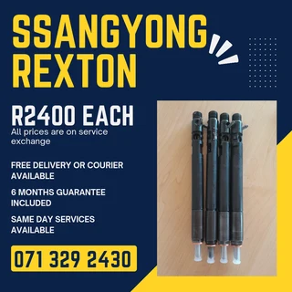 Ssangyong Rexton 2.7 Injectors For Sale With Warranty