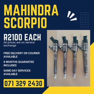 Mahindra Scorpio Injectors For Sale With Warranty