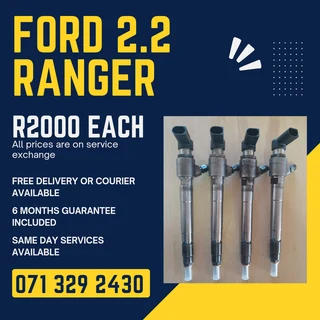 Ford Ranger 2.2 Injectors For Sale With Warranty
