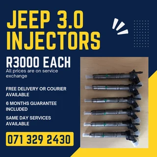Jeep 3.0 Injectors For Sale With Warranty