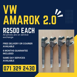 Vw Amarok 2.0 Injectors For Sale With Warranty