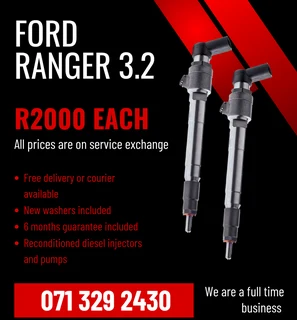Ford Ranger 3.2 Injectors For Sale With Warranty