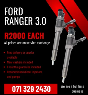 Ford Ranger 3.0 Injectors For Sale With Warranty