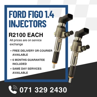 Ford Figo 1.4 Injectors For Sale With Warranty