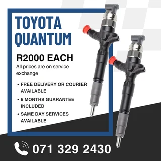Toyota Quantum Injectors For Sale With Warranty