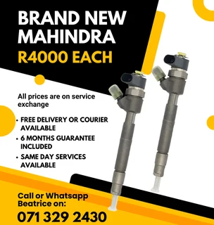 Brand New Mahindra 2.2 Injectors For Sale With Warranty
