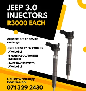 Jeep 3.0 Diesel Injectors For Sale With Warranty