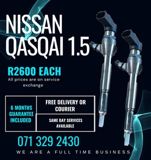 Nissan Qasqai 1.5 Injectors For Sale With Warranty