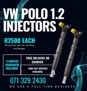 Vw Polo 1.2 Injectors For Sale With Warranty