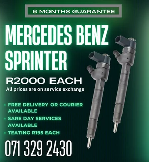 Mercedes Benz Sprinter Injectors For Ware With Warranty