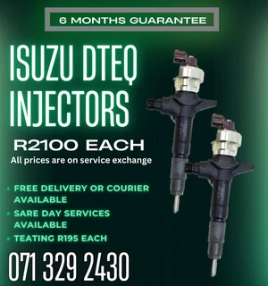 Isuzu Dteq Injectors For Sale With Warranty